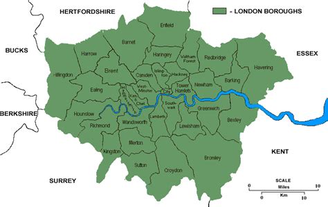 London Map Political Regional Map Of London Political Regional