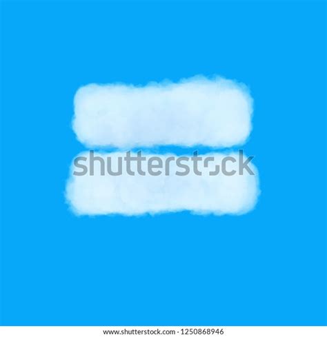Puffy Cloud Font Set Letters Numbers Stock Photo 1250868946 Shutterstock