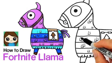 Upgrade llama svg file ft battle royal llama svg gamer svg eps dxf png and svg file for cricut and cutting. How to Draw a Fortnite Llama | Cute drawings, Drawing ...