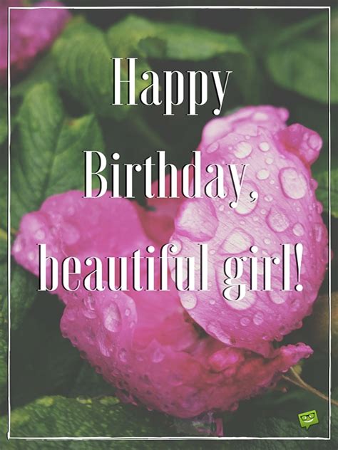Happy Birthday Beautiful Girl Wish Birthday Birthday Wishes
