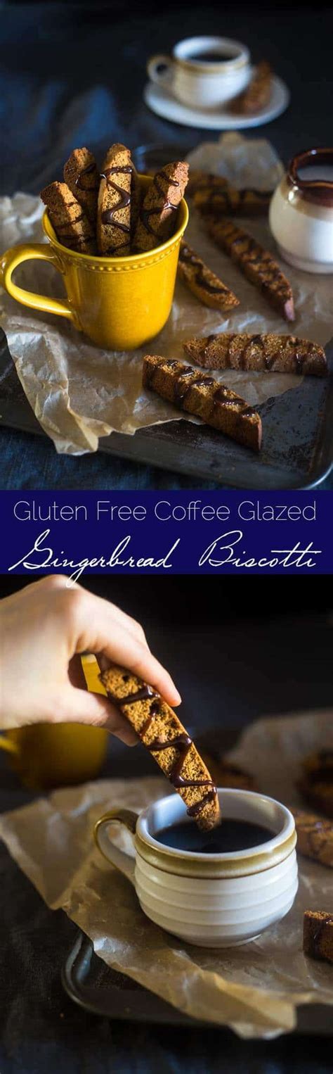 I was inspired to combine orange and dark chocolate in these biscotti because my mom loves that flavor combo. Gingerbread Gluten Free Biscotti with Coffee Glaze - Food ...