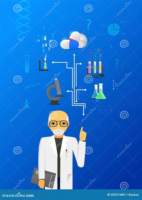Science And Medicine Infographic Stock Vector Illustration Of