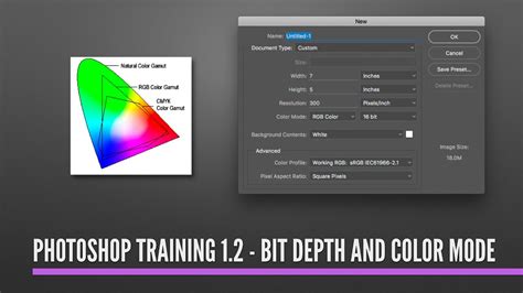 12 Photoshop Color Mode And Bit Depth Youtube