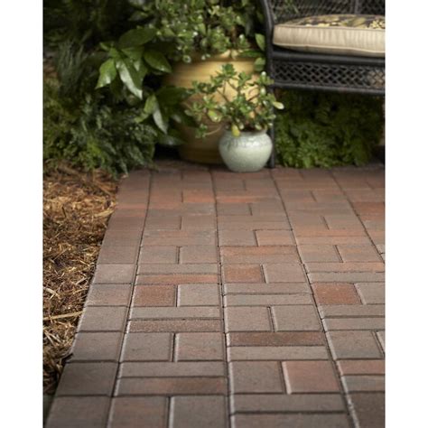 Oldcastle 8l X 4w Redcharcoal Holland Paver At