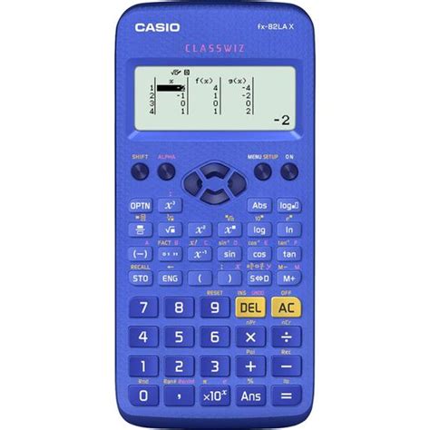 Calculadora Cientifica Casio Fx La X Bu Azul Na Loja Cellshop No