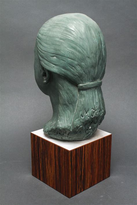Mid Century Modern Sculpture Bust Of A Young Girl For Sale At 1stdibs