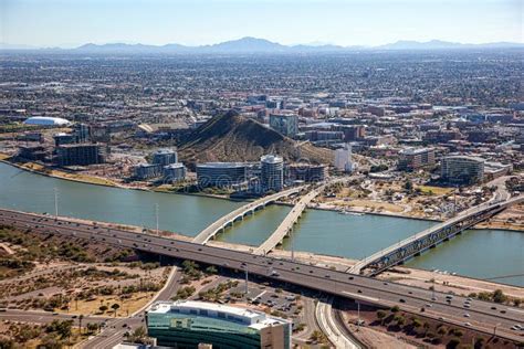 Downtown Tempe Stock Image Image Of Rooftops Campus 49372877