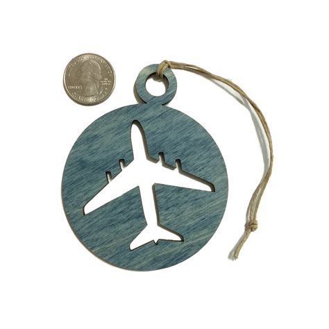 Airplane Ornament Airplane T For Men Wooden Christmas Etsy