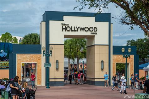 Photos New Logo Installed On The Studio Archway At Disneys Hollywood Studios