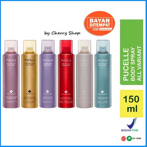 Jual Luar Pulau Sumatera Wajib Kargo Pucelle Body Spray Ml Lucent Finesse Azure Victress