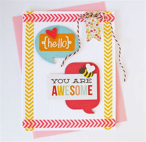 Card Blanc By Kathy Martin You Are Awesome