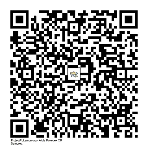 Online qr codes generator (png, svg, eps, rgb, cmyk). #503 Samurott - PokéDex Nacional - Pokéxperto