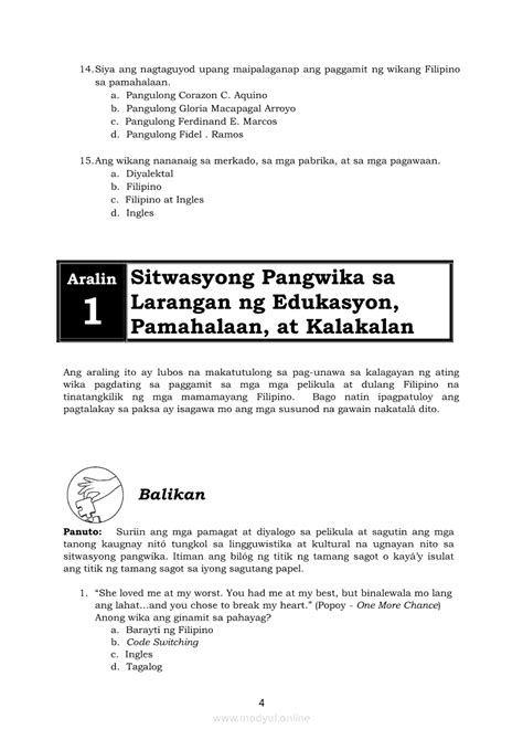 Komunikasyon At Pananaliksik Mga Paraan Ng Paggamit N Vrogue Co