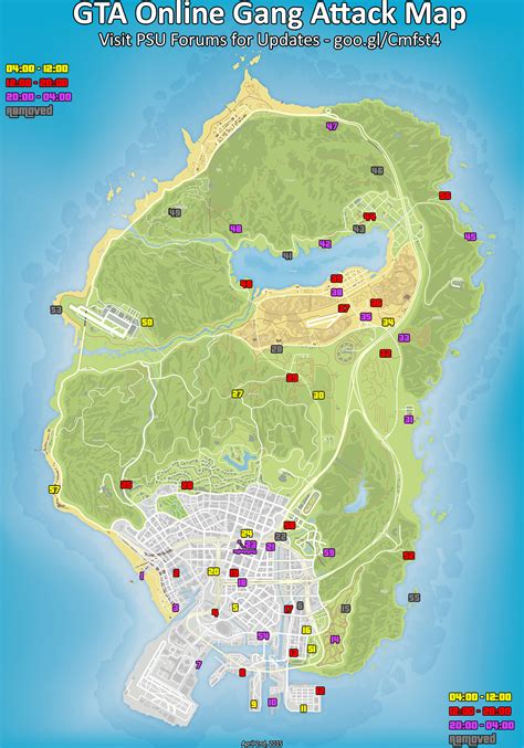 Gta 5 Gangs Map