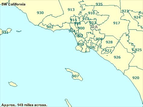 3 Digit Zip Code Map Of California United States Map