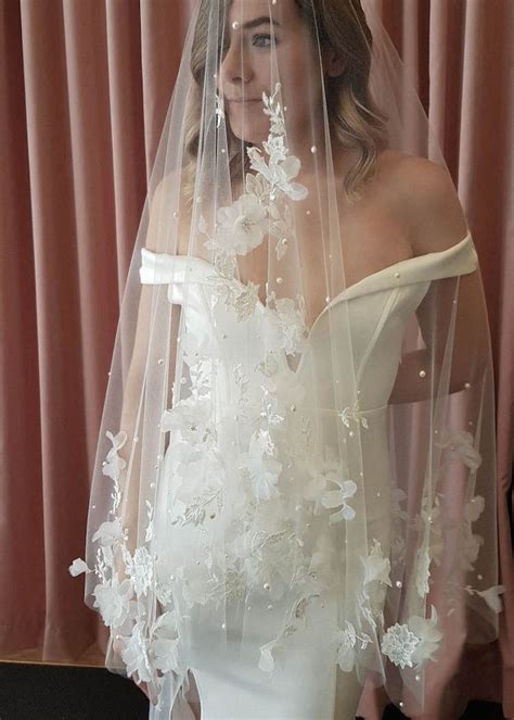 Athena Wedding Veil With Flowers Tania Maras Bridal Wedding