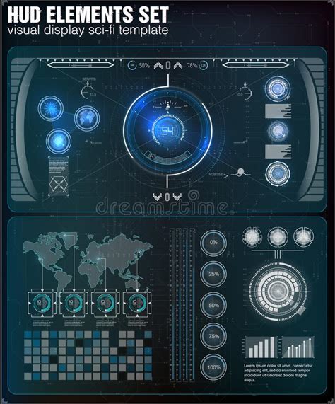 Futuristic User Interface Hud Ui Abstract Virtual Graphic Touch User