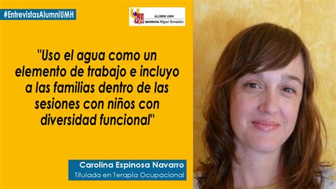 Alumni UMH Carolina Espinosa Navarro Protagoniza El Nuevo Programa De