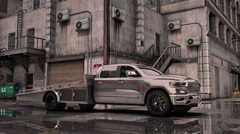 Dodge Ram 3500 Flatbed Tow Truck Fivem Grand Theft Auto 5 Optimized Mod