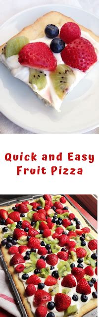 Quick And Easy Fruit Pizza So Delish Food Recipes