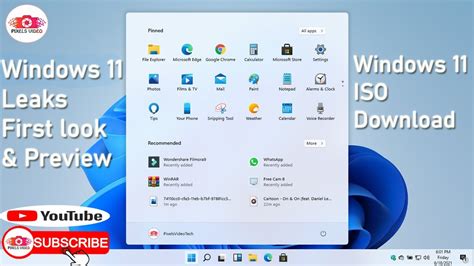 Windows 11 Leaks Download Windows 11 Unofficial Ver Pixels Videos