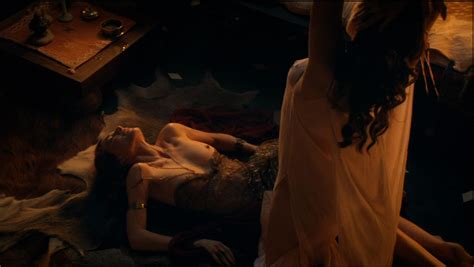 Naked Jaime Murray In Spartacus Gods Of The Arena