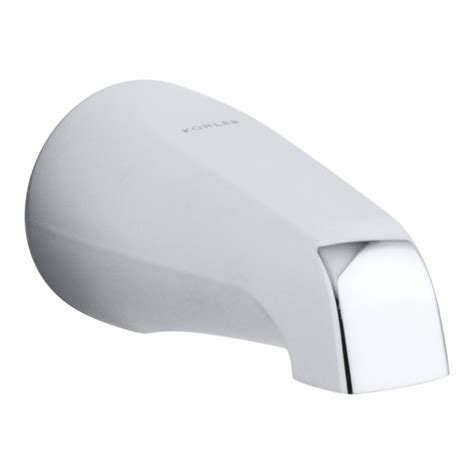 This page is about kohler tub spout parts,contains tips & ideas: KOHLER Coralais Non-Diverter Bath Spout with Slip-Fit ...