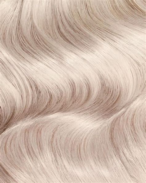 18 Inch Double Hair Set Weft Pure Platinum Beauty Works