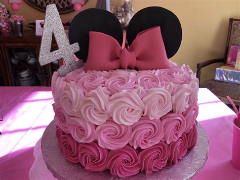 Minnie Mouse Themed Birthday Cake Minnie Mouse Birthday Cakes Minnie Mouse Birthday Theme