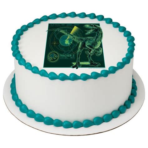 jurassic world™ fallen kingdom tracker edible cake topper image in 2022 edible cake toppers