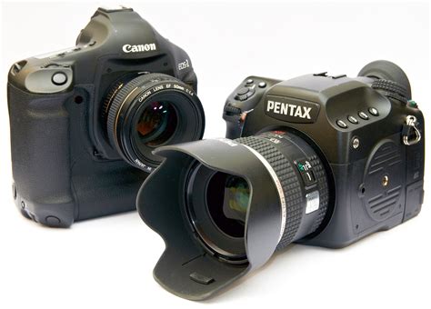 pentax 645d canon eos 1ds mark iii comparison digital slr review
