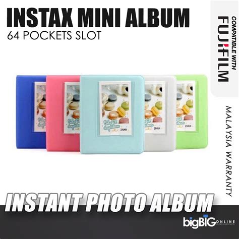 Fujifilm Instax Mini Album Pieces Of Moment 64 Pockets Slot Instant