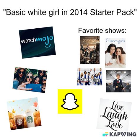 Basic White Girl In 2014 Starter Pack Rstarterpacks