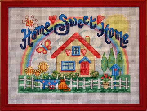 Home Sweet Home Cross Stitch By Kezbabybabe On Deviantart Cross