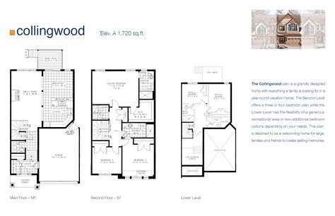 Collingwood Floor Plan At Summit Shores In The Blue Mountains On