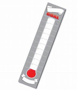 Buy Wrapco Dry Erase Goal Setting Fundraising Thermometer Grey Goal