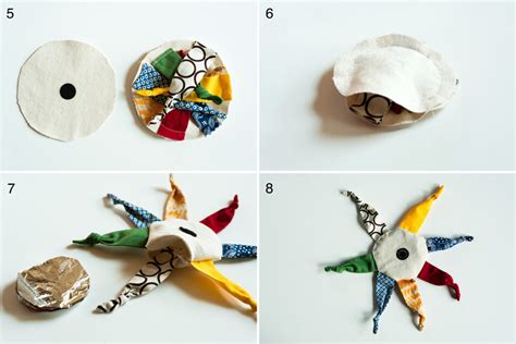 Learn how to sew an adorable baby top knot hat the easy way with this sewing tutorial complete with this free baby hat pattern. DIY Baby Sun Ray Toy - Made by Joel