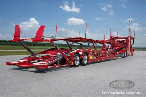 2020 Peterbilt 389 And Cottrell Cx 09lsfa 80 Car Carrier In Toreador Red