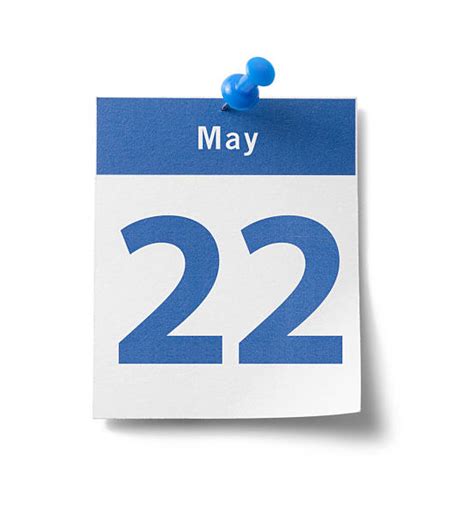 May 22nd Calendar Stock Photos Pictures And Royalty Free Images Istock