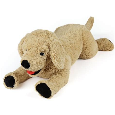 27 In Large Dog Stuffed Animal Golden Retriever Plush Toy