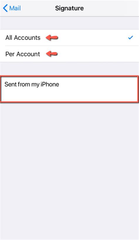 Setting Up Email Signatures In The Default Mail App On Iphone Devices