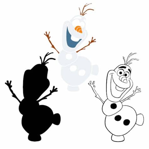 All displaying frozen elsa file free cutting silhouette silhouettes anna princess cricut files with olaf disney. Olaf Silhouette at GetDrawings | Free download