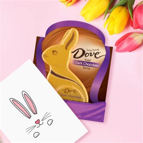 Dove Easter Bunny Dark Chocolate Candy 45 Oz Dillons Food Stores