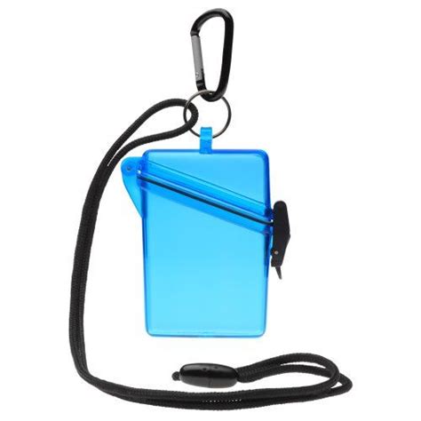 Witz See It Safe Waterproof Idbadge Holder Case Blue These Cases