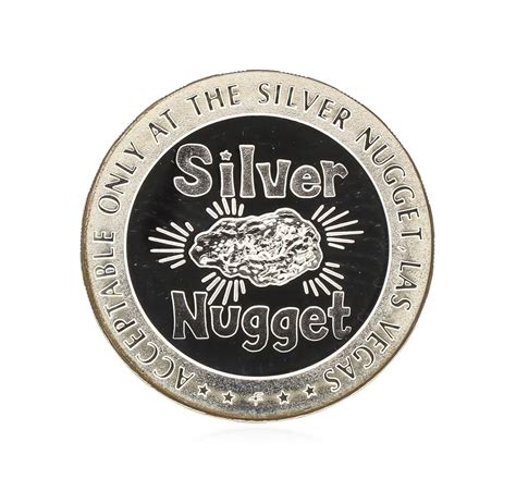 1967 5 Las Vegas Sterling Silver Gaming Token