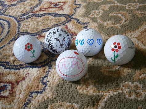 Creative Golf Ball Markings