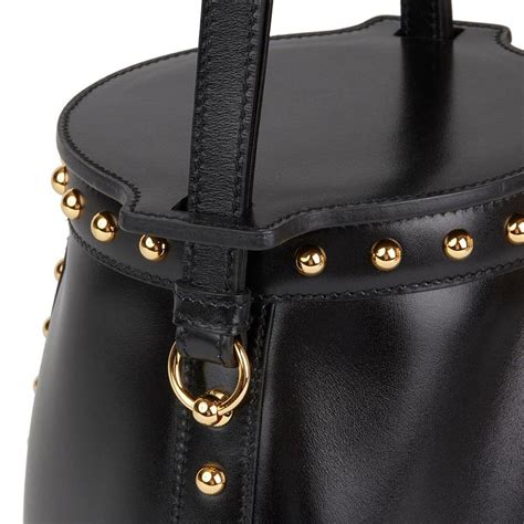 Black Leather Bucket Bag Sale Paul Smith