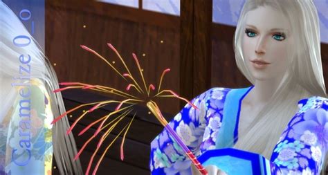 Handheld Fireworks Set At Caramelize Sims 4 Updates