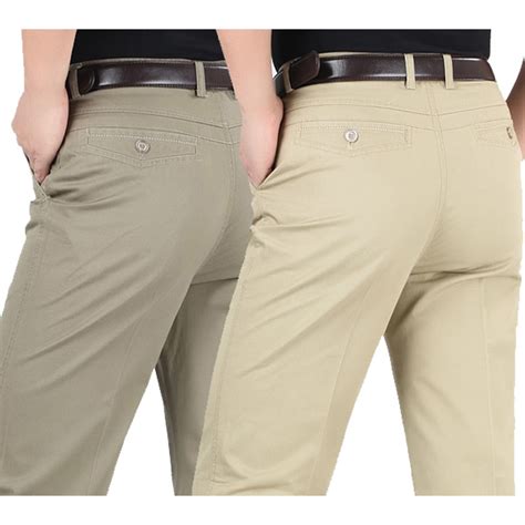Casual pants built to fit the job. Men Casual Pants High Waist Cotton Leisure Trousers ...