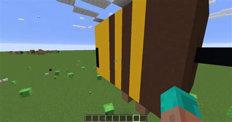 A Bee Build I Made With A Bee Enclosure In It Rminecraft